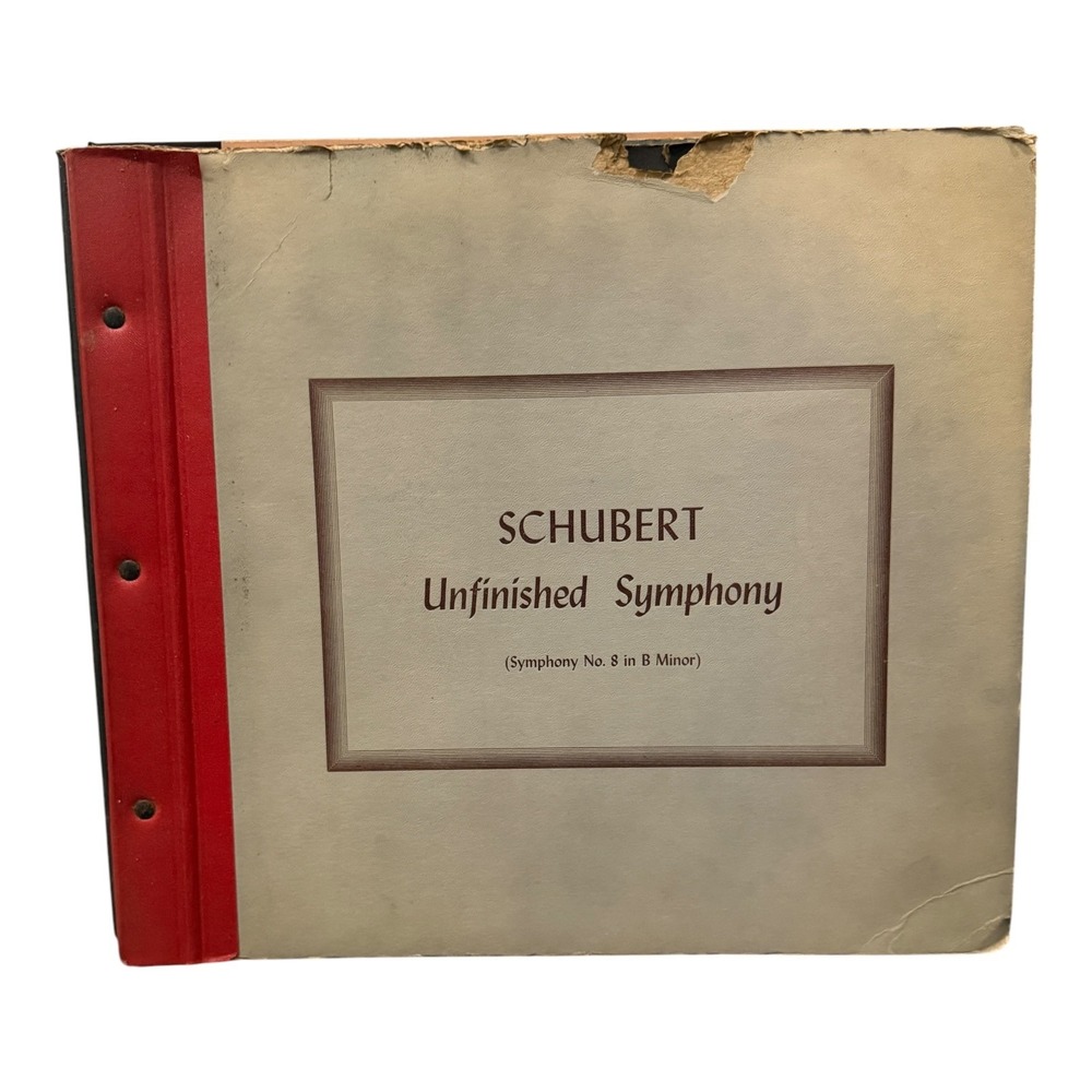 Vintage Schubert "Unfinished Symphony" 3 albums Rare!                    ID:8507